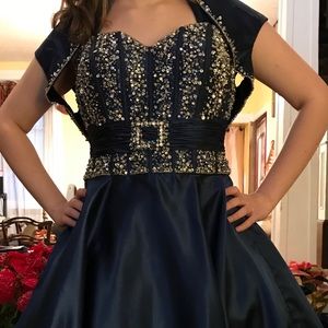 COPY - Blue Prom Dress